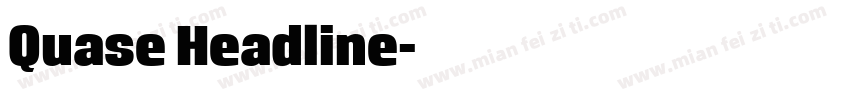Quase Headline字体转换